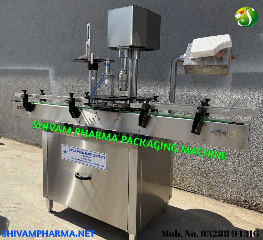 Automatic Single Head Capping Machine | Shivam Pharma Packtech