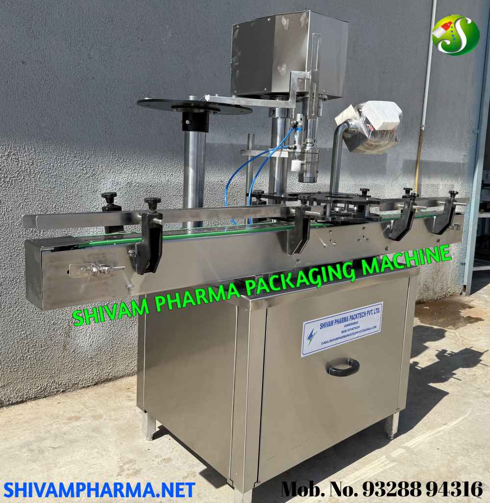 Automatic Single Head Capping Machine | Shivam Pharma Packtech